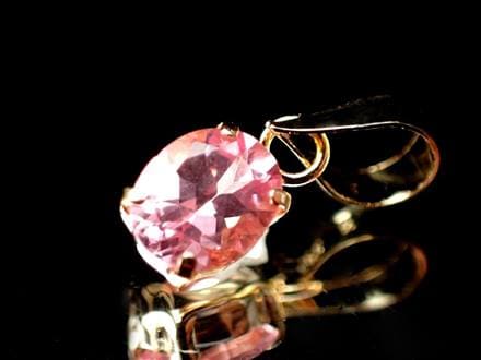 ピンクスピネル 18K スピネル ペンダントトップ 18金 尖晶石