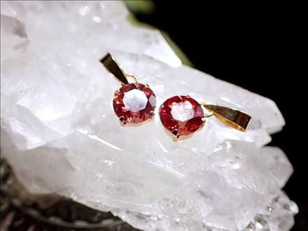 レッドアンデシン 誕生石 ペンダント ジュエリー 日本製 K18