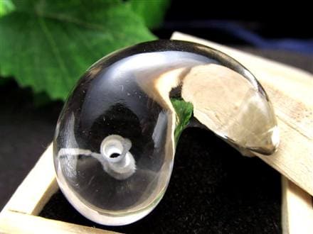 ガネーシュヒマール ヒマラヤ 水晶 勾玉 ビーズ