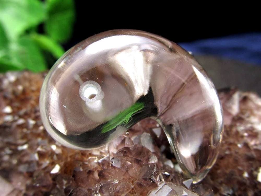 ガネーシュヒマール ヒマラヤ 水晶 勾玉 ビーズ