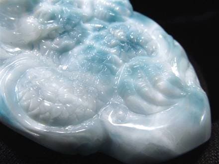 ラリマー ブルーペクトライト 龍神 彫刻 タンブル