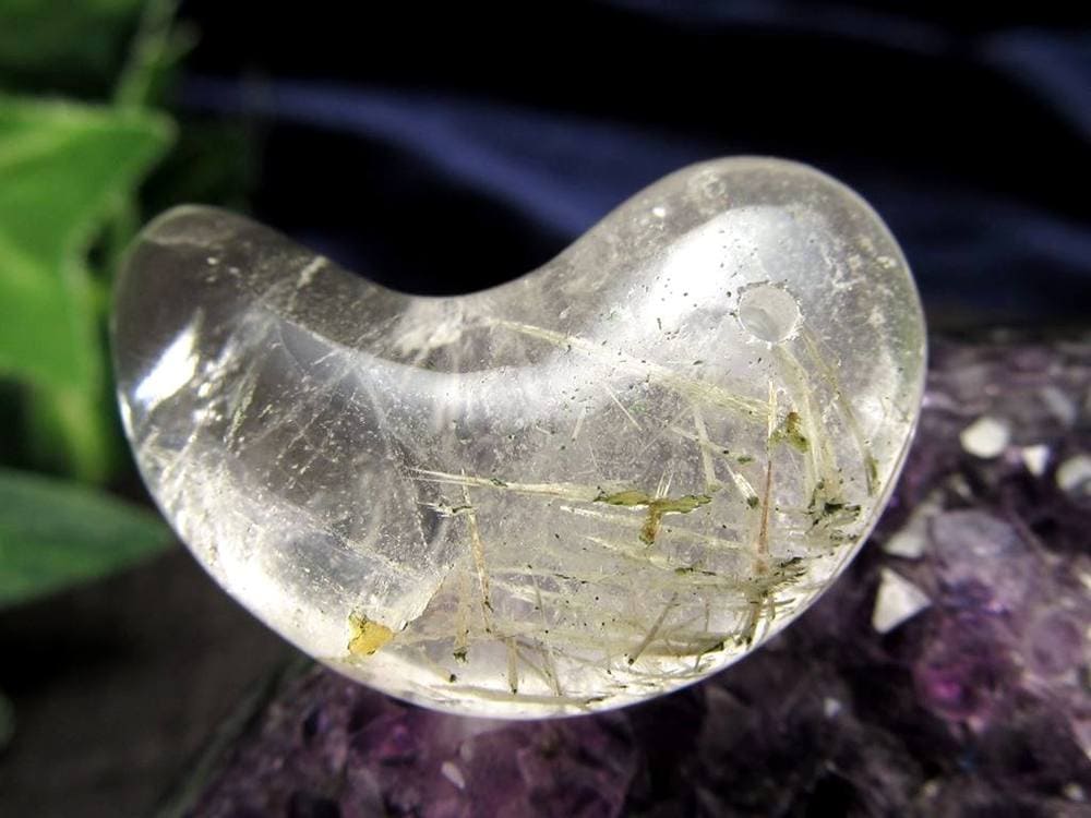 ガネーシュヒマール ヒマラヤ 水晶 勾玉 ビーズ