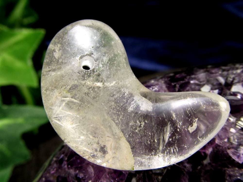 ガネーシュヒマール ヒマラヤ 水晶 勾玉 ビーズ