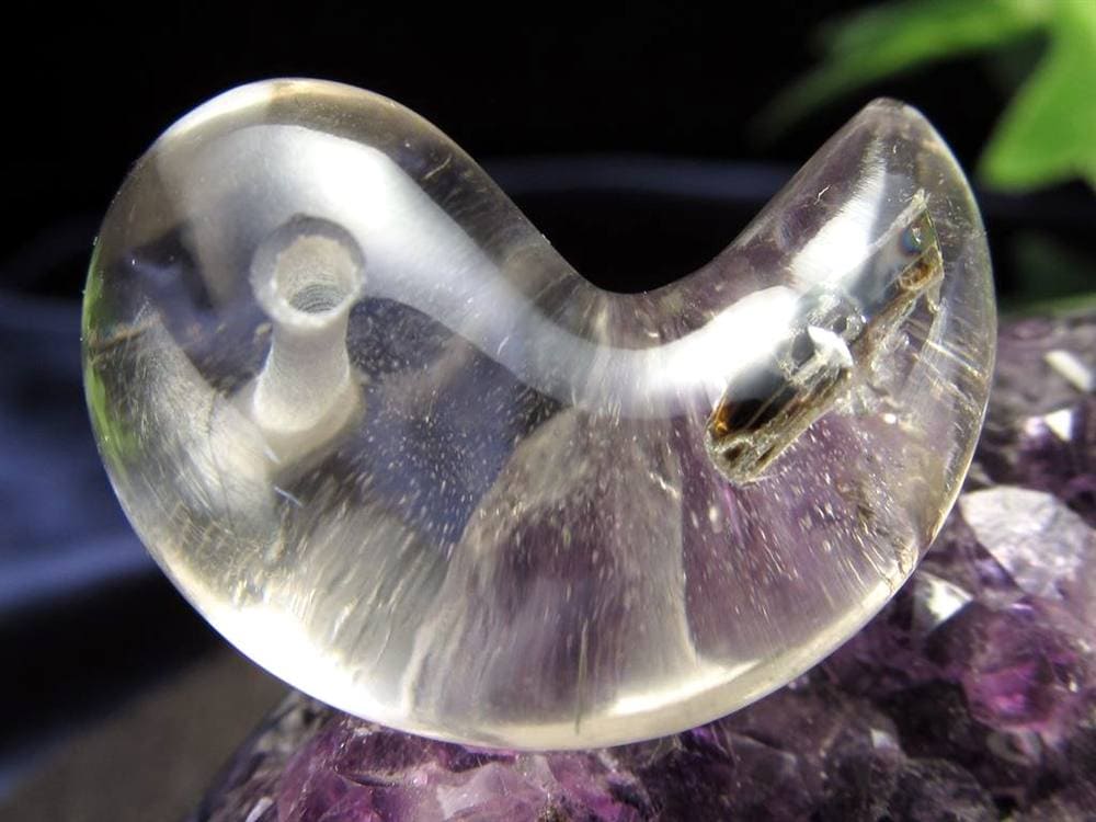 ガネーシュヒマール ヒマラヤ 水晶 勾玉 ビーズ