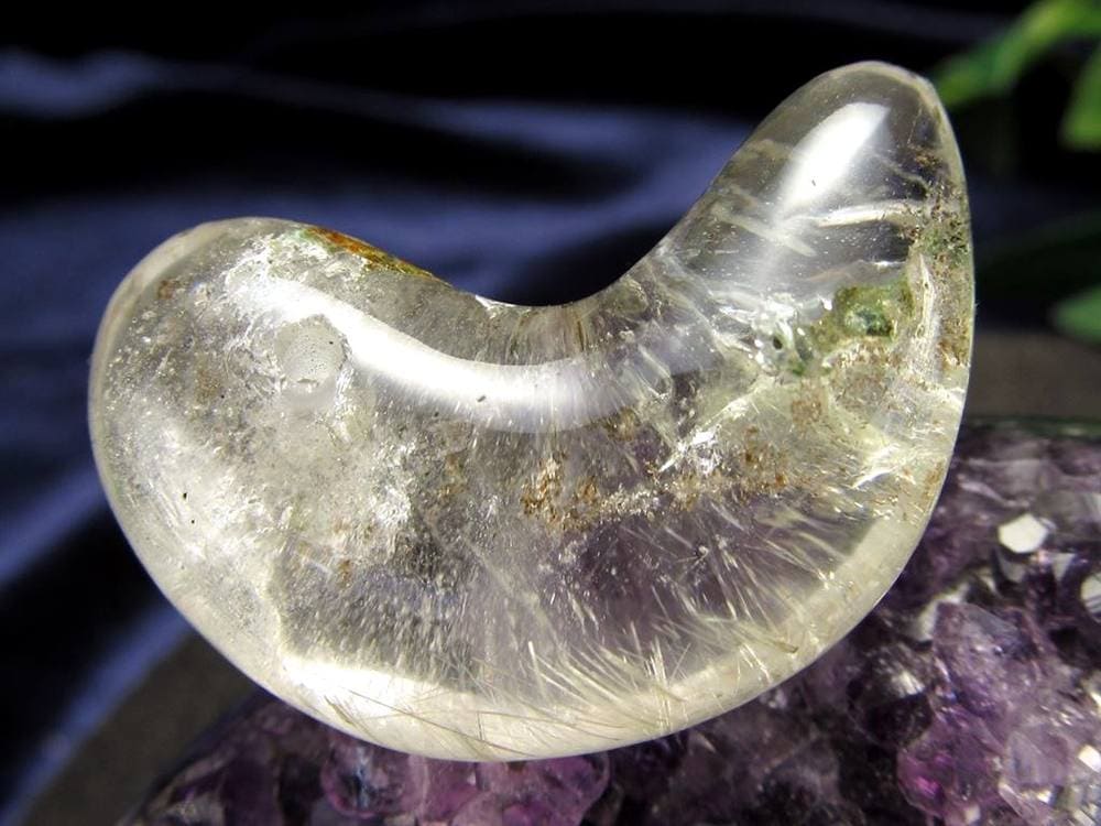 ガネーシュヒマール ヒマラヤ 水晶 勾玉 ビーズ