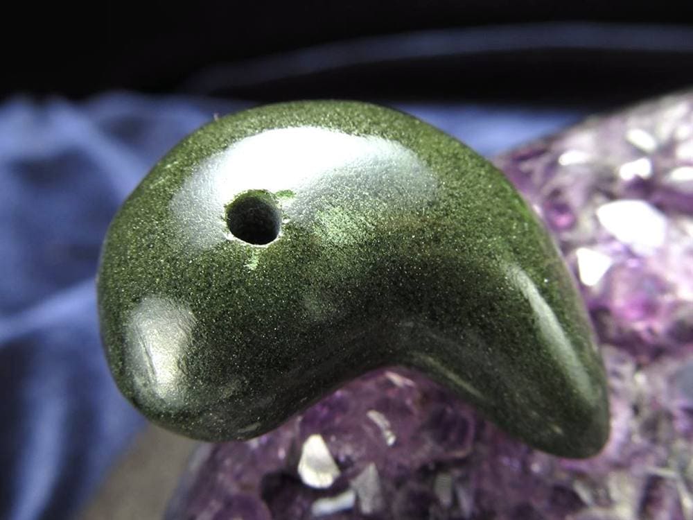 ガネーシュヒマール ヒマラヤ 水晶 勾玉 ビーズ