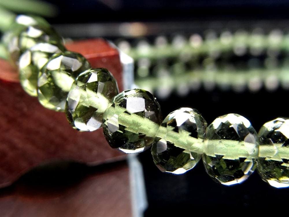 モルダバイト モルダウ石 ブレスレット 隕石 パワーストーン