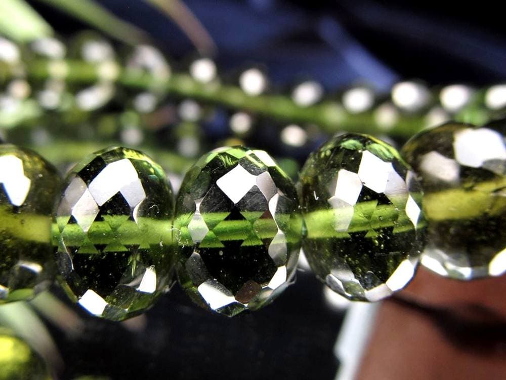 モルダバイト モルダウ石 ブレスレット 隕石 パワーストーン