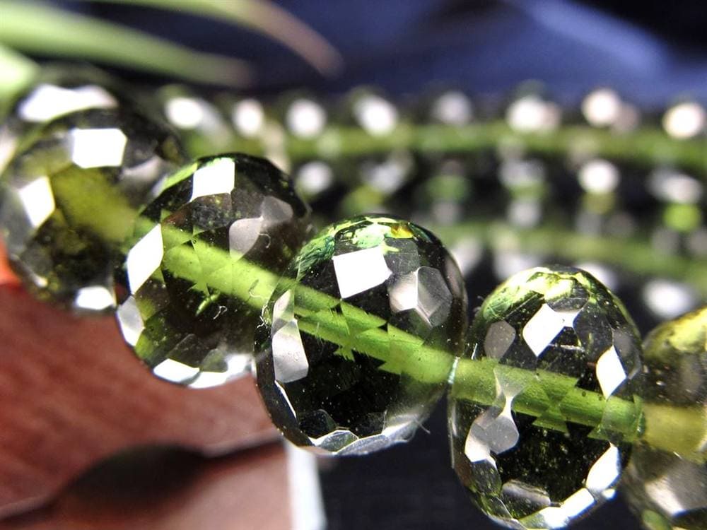 モルダバイト モルダウ石 ブレスレット 隕石 パワーストーン