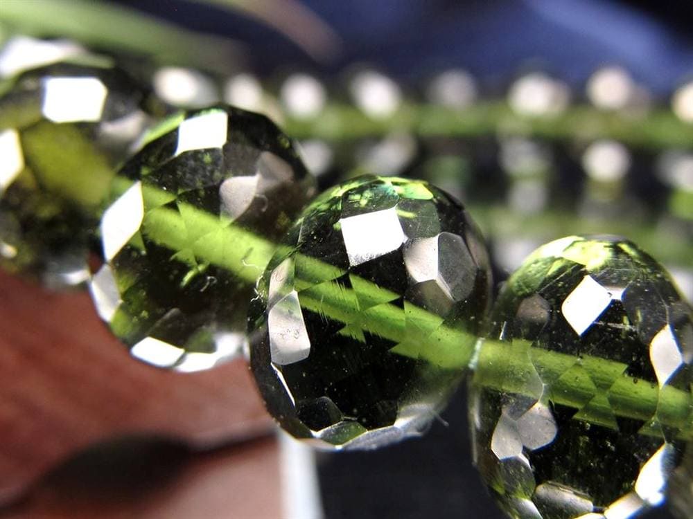 モルダバイト モルダウ石 ブレスレット 隕石 パワーストーン