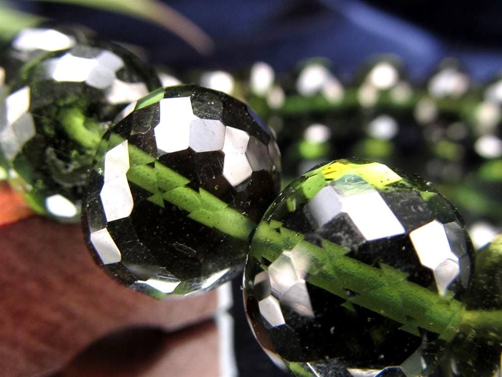 モルダバイト モルダウ石 ブレスレット 隕石 パワーストーン