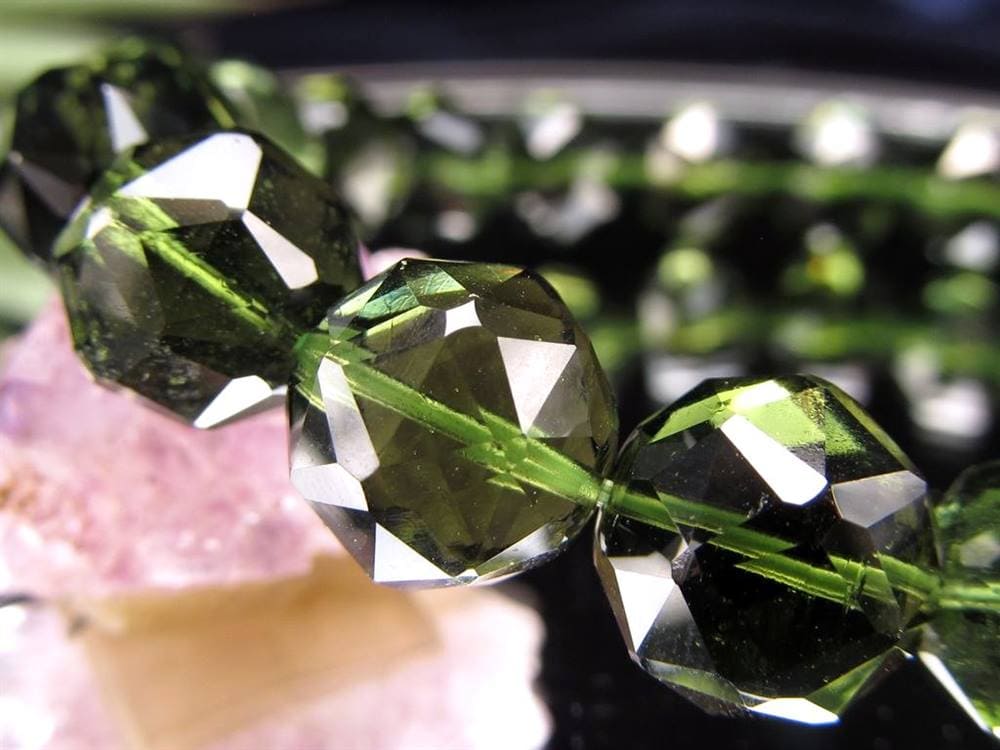 モルダバイト モルダウ石 ブレスレット 鑑別書付属 パワーストーン