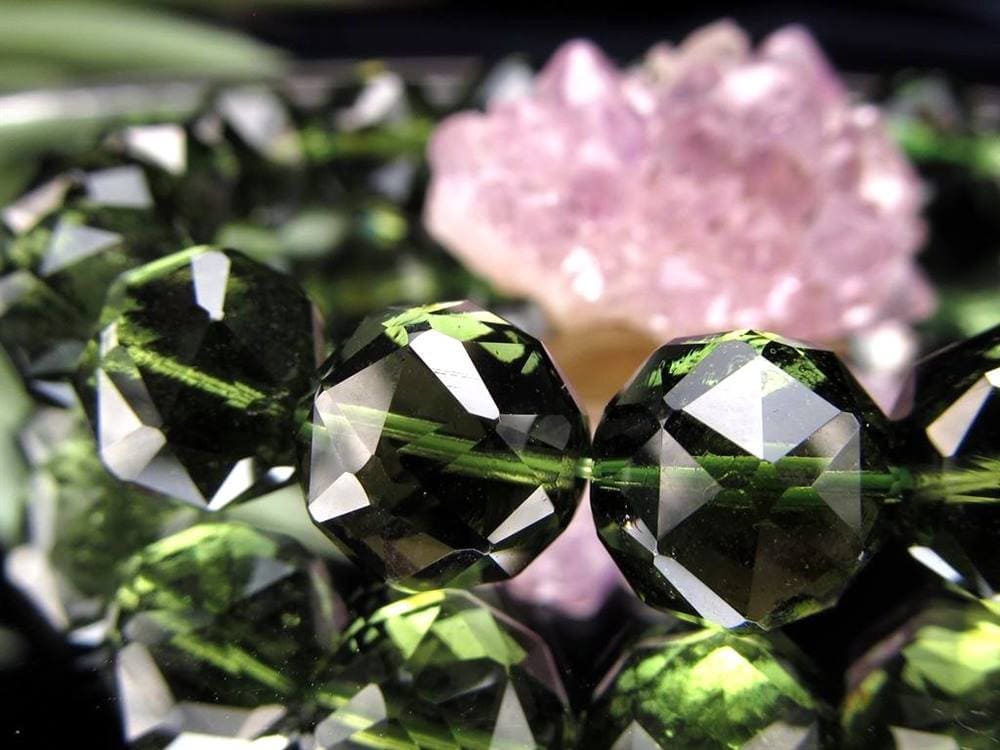 モルダバイト モルダウ石 ブレスレット 鑑別書付属 パワーストーン