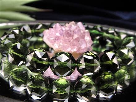 モルダバイト モルダウ石 ブレスレット 鑑別書付属 パワーストーン