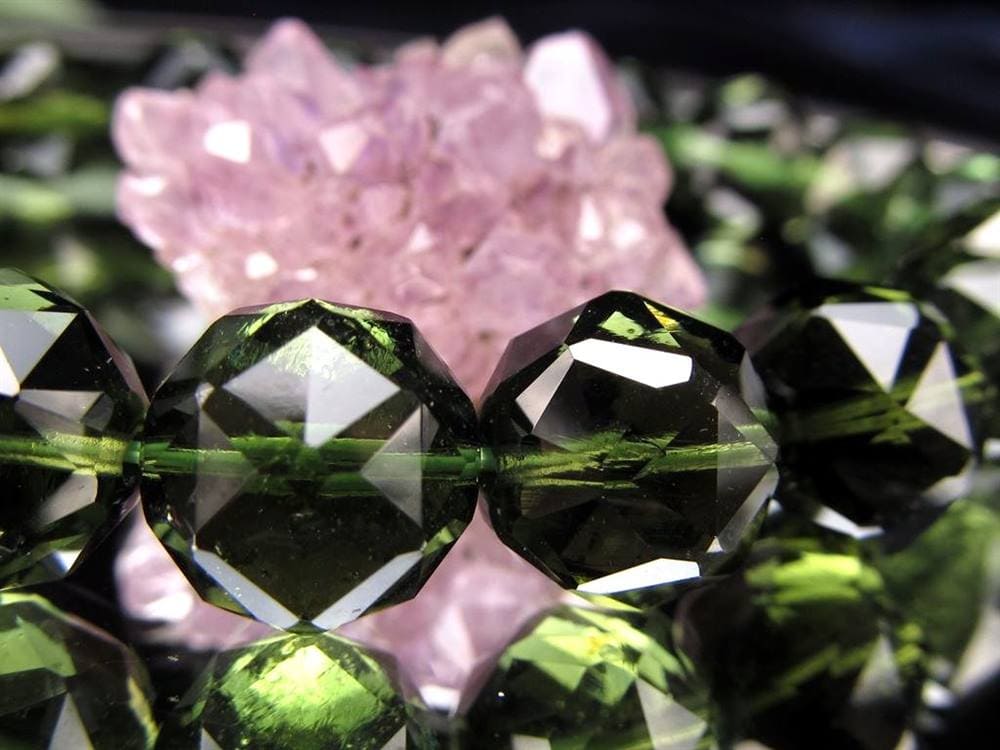 モルダバイト モルダウ石 ブレスレット 鑑別書付属 パワーストーン