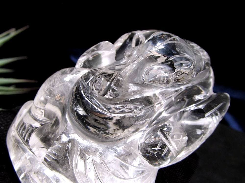 ガネーシャ 夢を叶える象 マニカラン水晶 ヒマラヤ水晶 天然石ガネーシャ