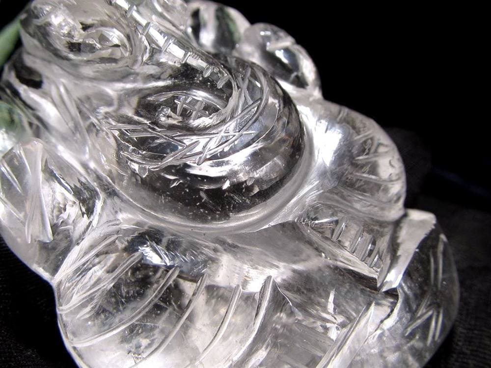 ガネーシャ 夢を叶える象 マニカラン水晶 ヒマラヤ水晶 天然石ガネーシャ