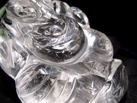 ガネーシャ 夢を叶える象 マニカラン水晶 ヒマラヤ水晶 天然石ガネーシャ