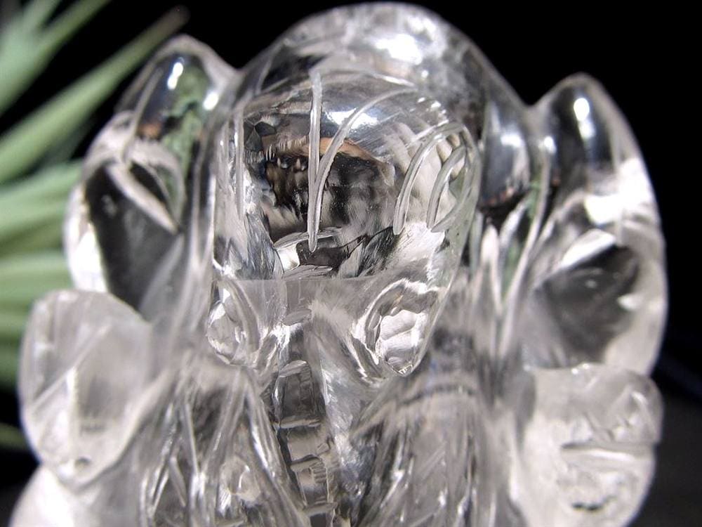 ガネーシャ 夢を叶える象 マニカラン水晶 ヒマラヤ水晶 天然石ガネーシャ