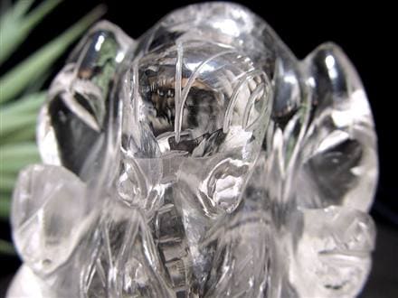 ガネーシャ 夢を叶える象 マニカラン水晶 ヒマラヤ水晶 天然石ガネーシャ