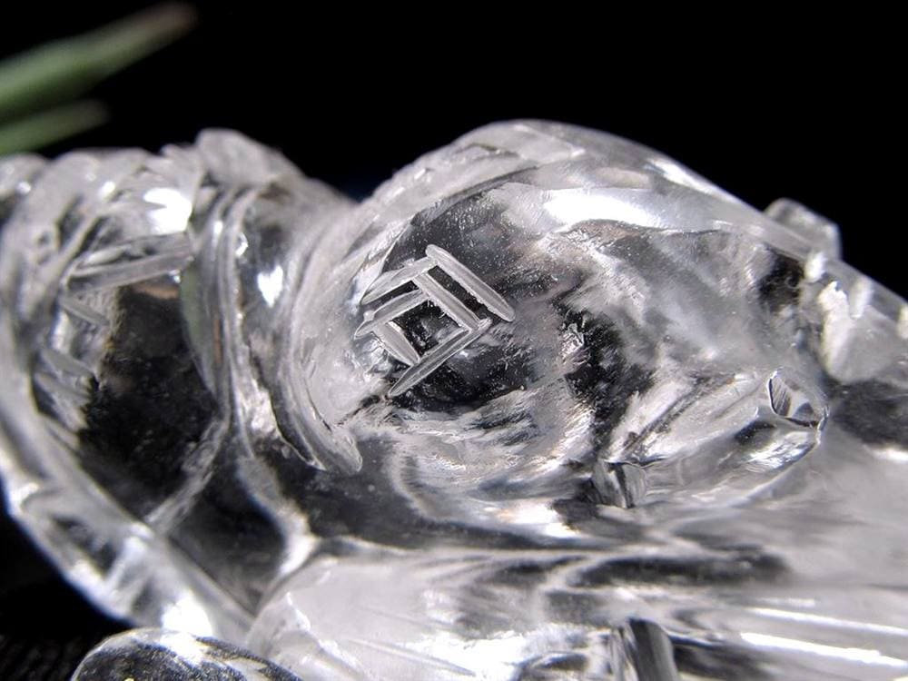 ガネーシャ 夢を叶える象 マニカラン水晶 ヒマラヤ水晶 天然石ガネーシャ