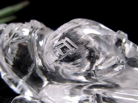 ガネーシャ 夢を叶える象 マニカラン水晶 ヒマラヤ水晶 天然石ガネーシャ