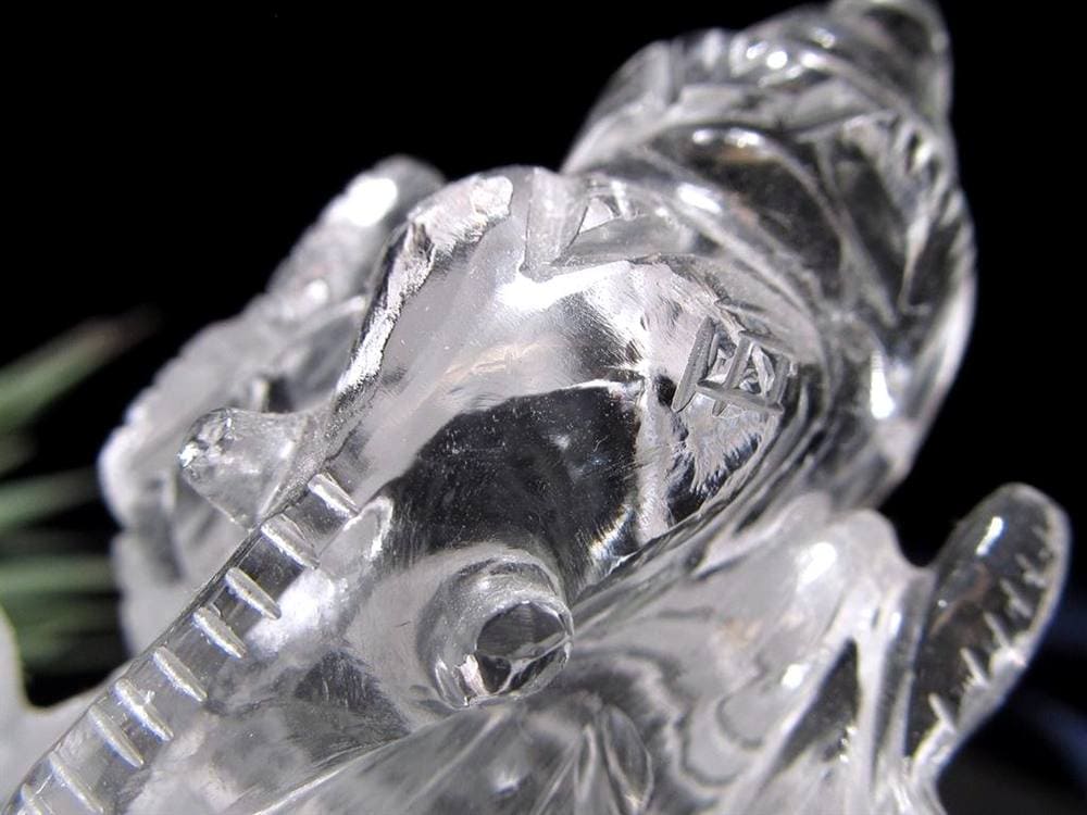 ガネーシャ 夢を叶える象 マニカラン水晶 ヒマラヤ水晶 天然石ガネーシャ