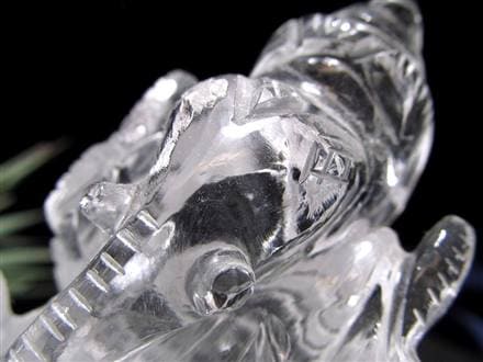 ガネーシャ 夢を叶える象 マニカラン水晶 ヒマラヤ水晶 天然石ガネーシャ