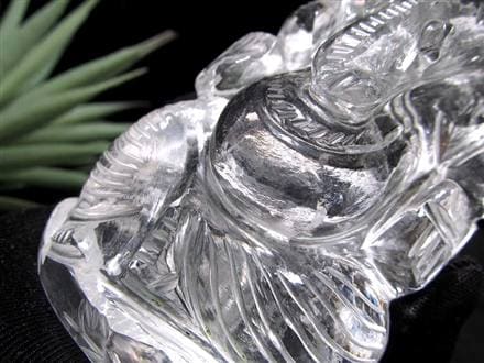 ガネーシャ 夢を叶える象 マニカラン水晶 ヒマラヤ水晶 天然石ガネーシャ