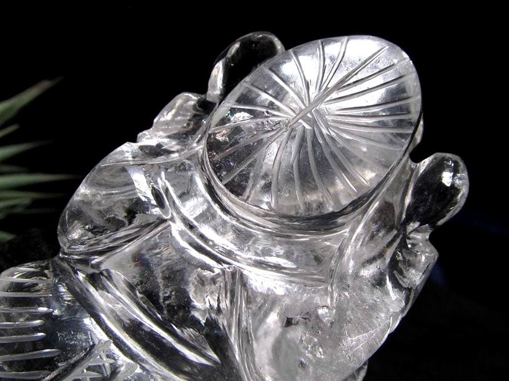 ガネーシャ 夢を叶える象 マニカラン水晶 ヒマラヤ水晶 天然石ガネーシャ