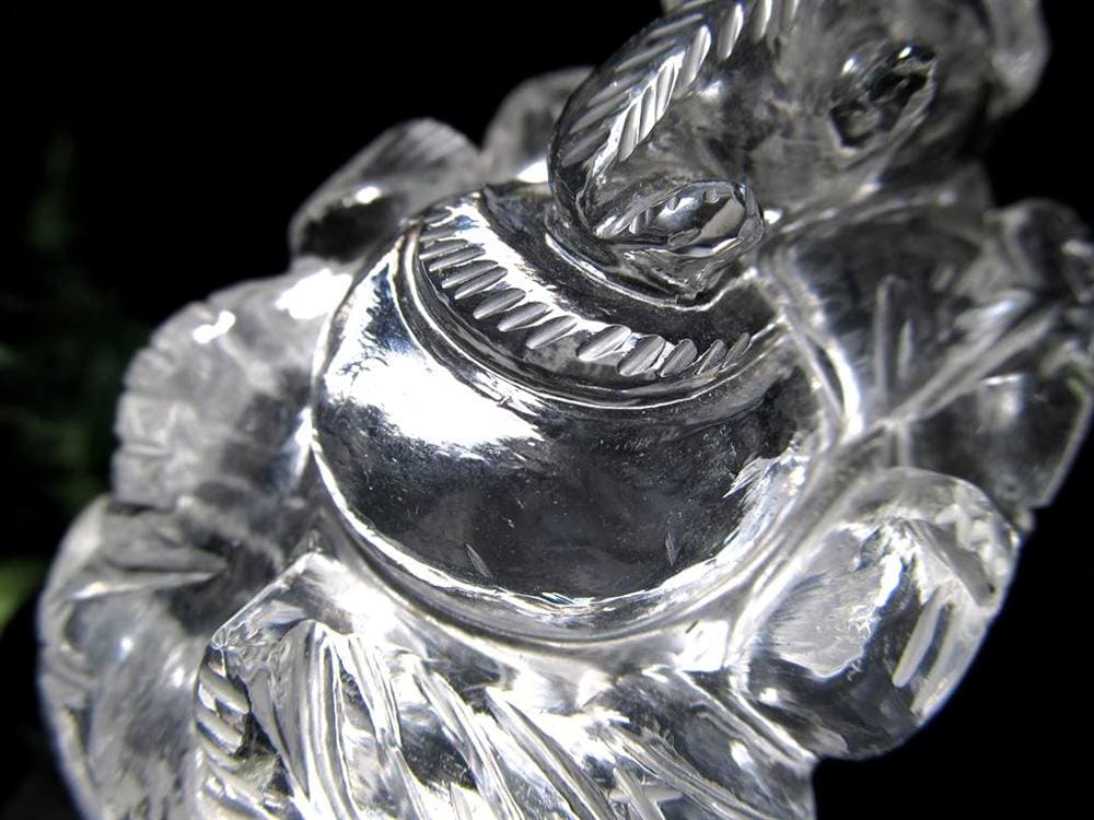 ガネーシャ 夢を叶える象 マニカラン水晶 ヒマラヤ水晶 天然石ガネーシャ