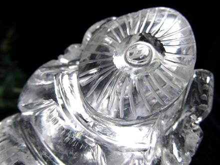 ガネーシャ 夢を叶える象 マニカラン水晶 ヒマラヤ水晶 天然石ガネーシャ