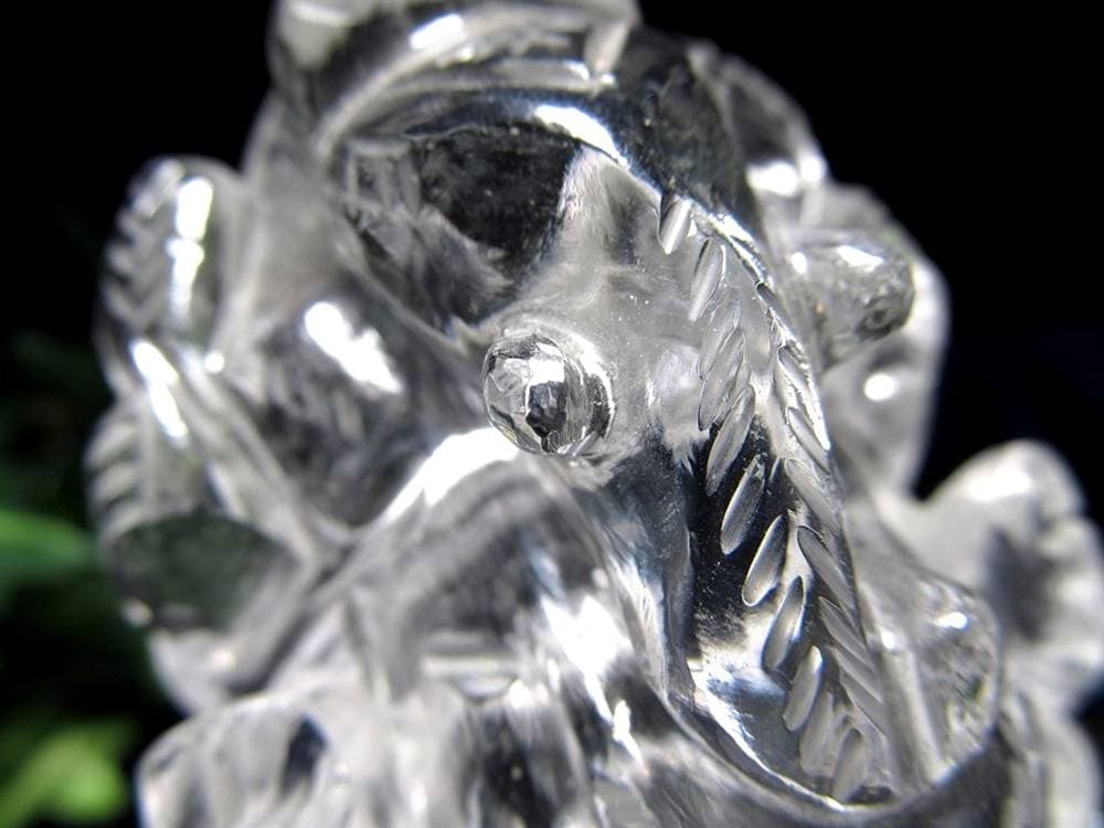 ガネーシャ 夢を叶える象 マニカラン水晶 ヒマラヤ水晶 天然石ガネーシャ