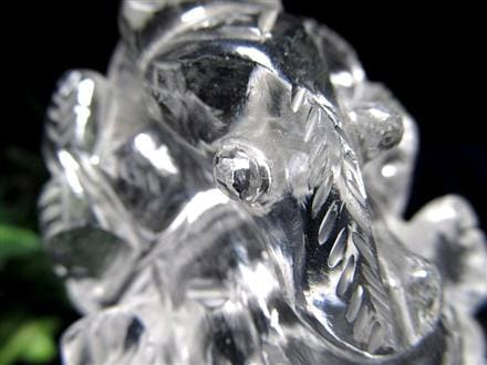 ガネーシャ 夢を叶える象 マニカラン水晶 ヒマラヤ水晶 天然石ガネーシャ