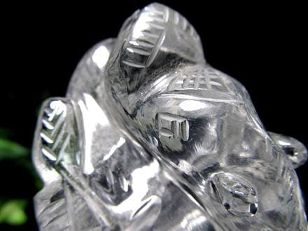 ガネーシャ 夢を叶える象 マニカラン水晶 ヒマラヤ水晶 天然石ガネーシャ