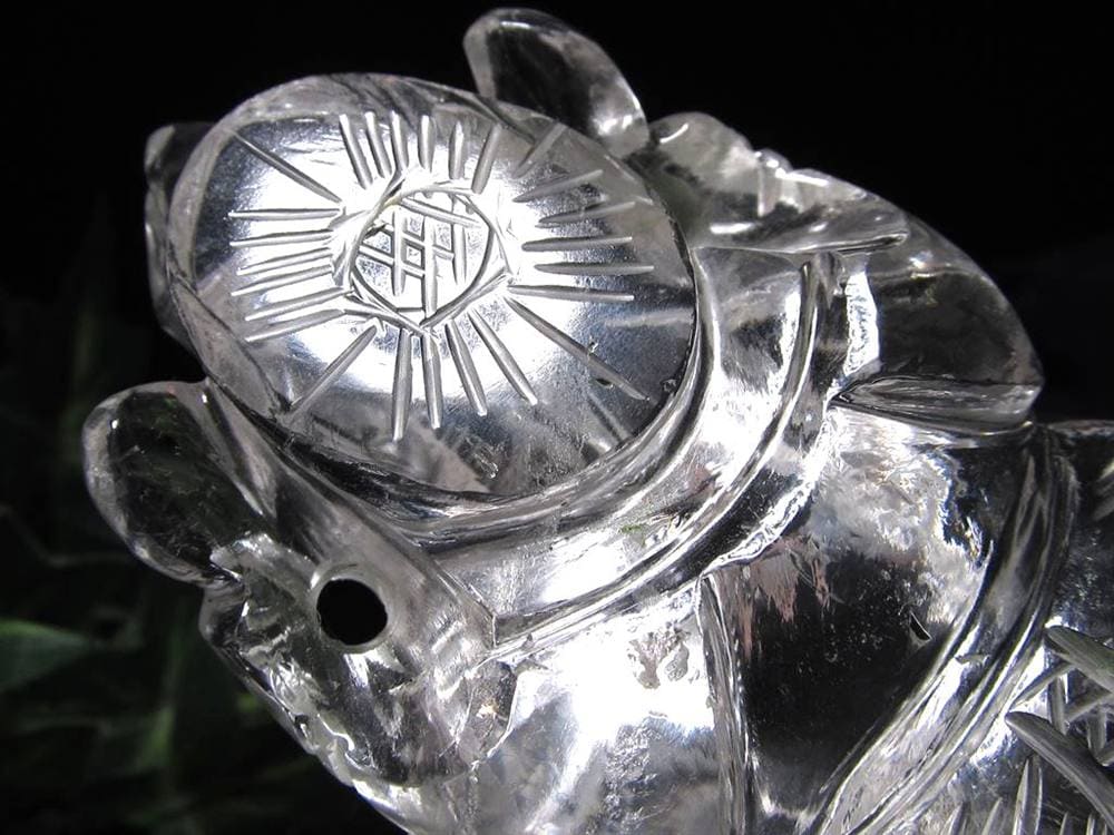 ガネーシャ 夢を叶える象 マニカラン水晶 ヒマラヤ水晶 天然石ガネーシャ