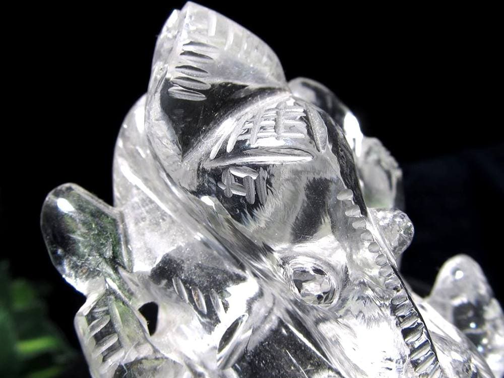 ガネーシャ 夢を叶える象 マニカラン水晶 ヒマラヤ水晶 天然石ガネーシャ