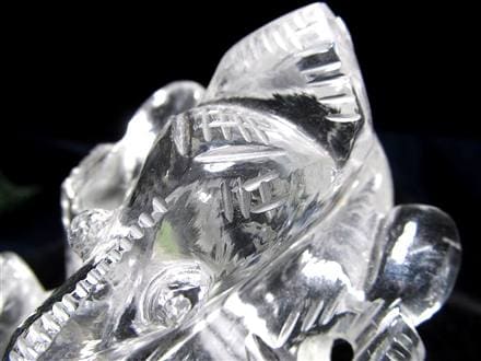 ガネーシャ 夢を叶える象 マニカラン水晶 ヒマラヤ水晶 天然石ガネーシャ