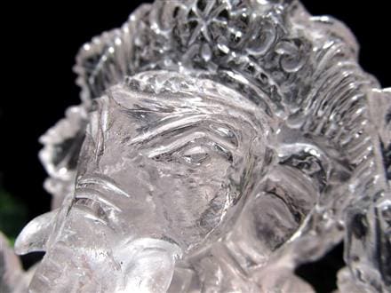 ガネーシャ 夢を叶える象 マニカラン水晶 ヒマラヤ水晶 天然石ガネーシャ