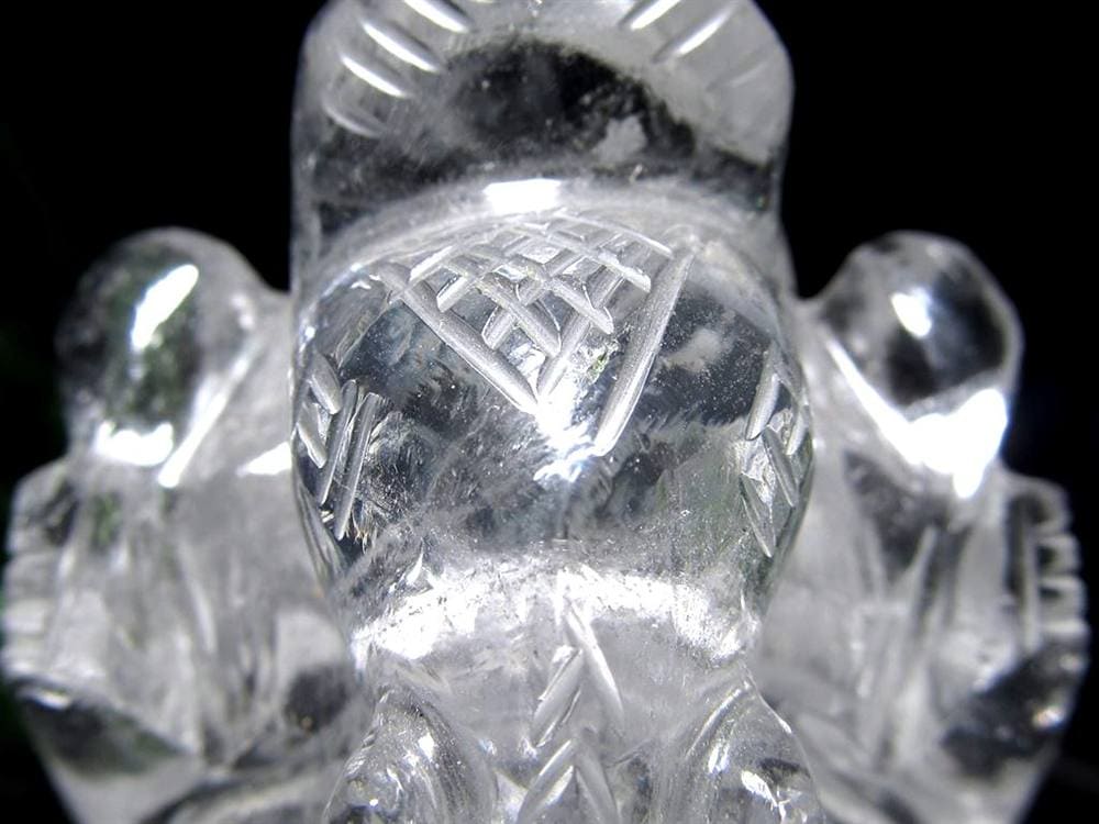 ガネーシャ 夢を叶える象 マニカラン水晶 ヒマラヤ水晶 天然石ガネーシャ