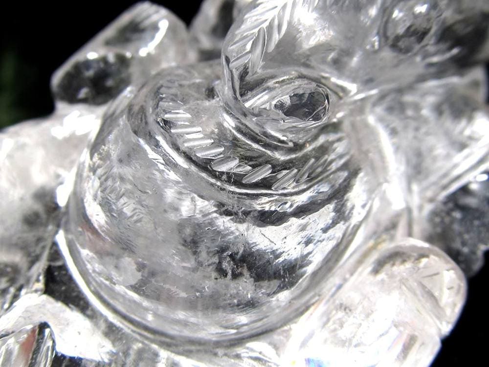ガネーシャ 夢を叶える象 マニカラン水晶 ヒマラヤ水晶 天然石ガネーシャ