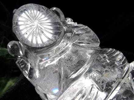 ガネーシャ 夢を叶える象 マニカラン水晶 ヒマラヤ水晶 天然石ガネーシャ