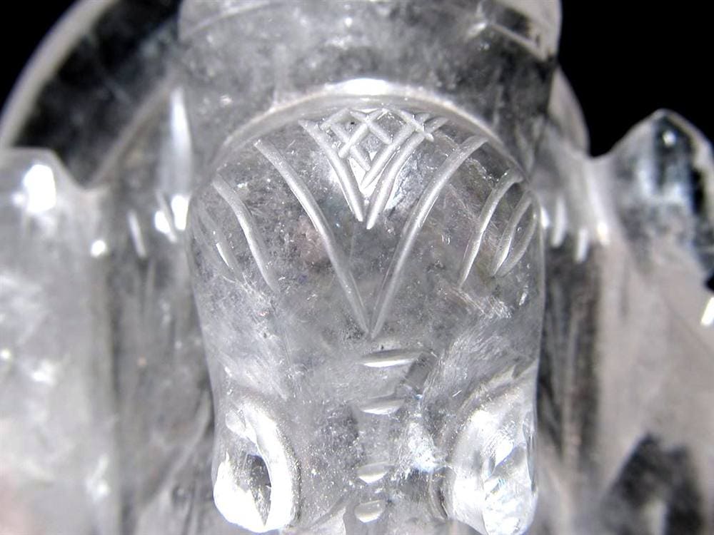 ガネーシャ 夢を叶える象 マニカラン水晶 ヒマラヤ水晶 天然石ガネーシャ