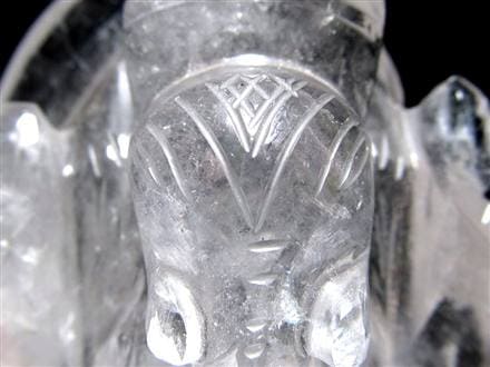 ガネーシャ 夢を叶える象 マニカラン水晶 ヒマラヤ水晶 天然石ガネーシャ