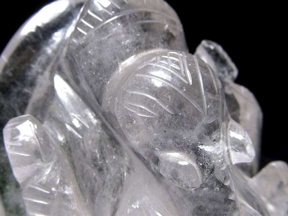 ガネーシャ 夢を叶える象 マニカラン水晶 ヒマラヤ水晶 天然石ガネーシャ