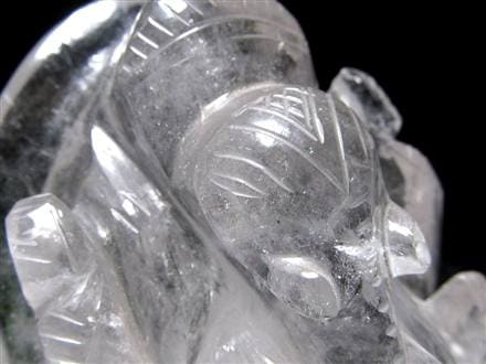 ガネーシャ 夢を叶える象 マニカラン水晶 ヒマラヤ水晶 天然石ガネーシャ