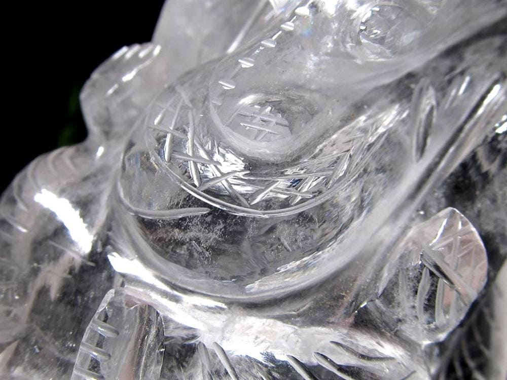 ガネーシャ 夢を叶える象 マニカラン水晶 ヒマラヤ水晶 天然石ガネーシャ