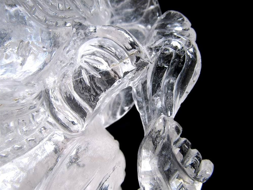 ガネーシャ 夢を叶える象 マニカラン水晶 ヒマラヤ水晶 天然石ガネーシャ