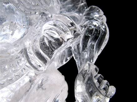 ガネーシャ 夢を叶える象 マニカラン水晶 ヒマラヤ水晶 天然石ガネーシャ