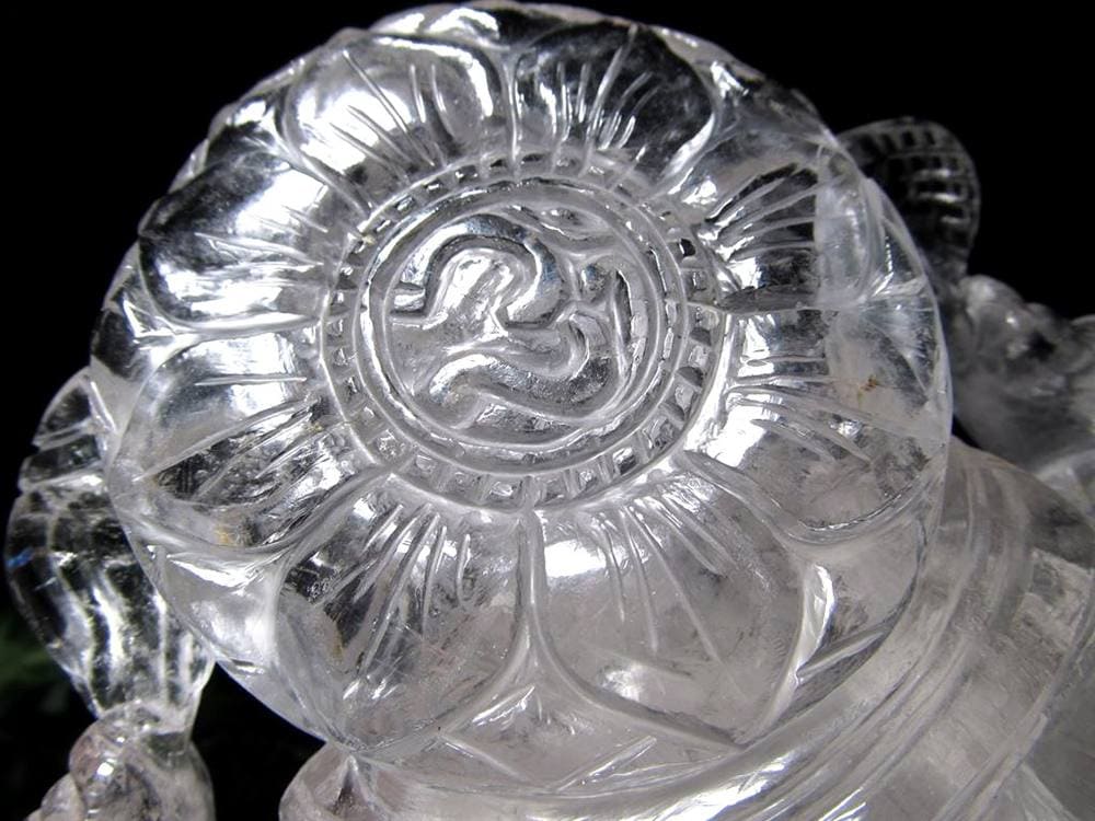 ガネーシャ 夢を叶える象 マニカラン水晶 ヒマラヤ水晶 天然石ガネーシャ